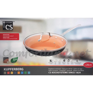 Открыть галерею Сковорода с крышкой CS Kochsysteme Kupferberg 28 см skovoroda-s-kryshkoy-cs-kochsysteme-kupferberg-28-sm