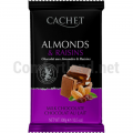 Шоколад молочный с миндалем и изюмом Cachet molochnyy-shokolad-s-mindalem-i-izyumom-cachet