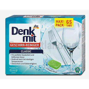 Открыть галерею Таблетки для посудомоечных машин Denk Mit Geschirr-Reiniger Classic tabletki-dlya-posudomoechnyh-mashin-denk-mit-geschirr-reiniger-classic