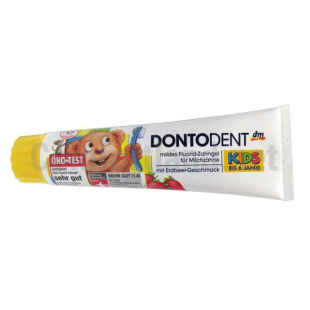 Открыть галерею Зубная паста детская до 6 лет Dontodent Kids zubnaya-pasta-detskaya-do-6-let-dontodent-kids