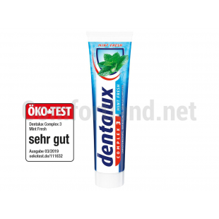 Открыть галерею Зубная паста "освежающая" Dentalux Complex 3 Mint Fresh zubnaya-pasta-quot-osvezhayuschaya-quot-dentalux-complex-3-mint-fresh