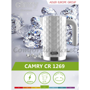Открыть галерею Электрочайник Camry CR 1269 white elektrochaynik-camry-cr-1269-white