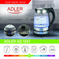 Электрочайник с контролем температуры Adler AD 1247 elektrochaynik-s-kontrolem-temperatury-adler-ad-1247