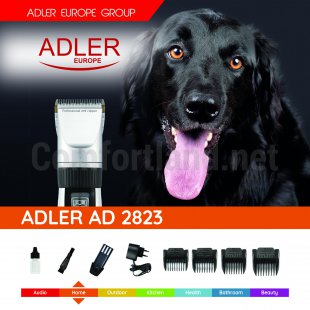 Открыть галерею Машинка для стрижки волос для домашних животных Adler AD 2823 mashinka-dlya-strizhki-volos-dlya-domashnih-zhivotnyh-adler-ad-2823