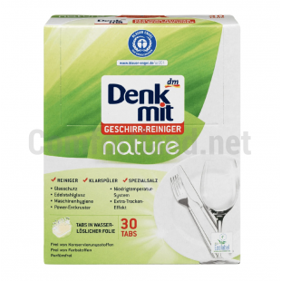 Открыть галерею Таблетки для посудомоечных машин Denk Mit Nature tabletki-dlya-posudomoechnyh-mashin-dreft-platinum